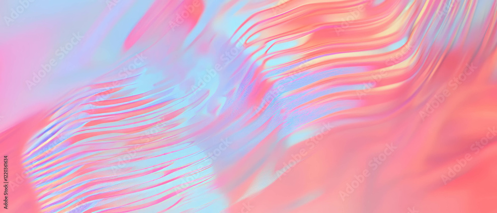 Poster dynamic sound waves create vivid patterns in an abstract artistic projection display