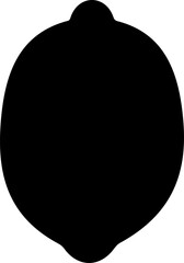 Rounded Filled Lemon Icon