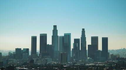 Obraz premium Exploring the Vibrant Cityscape of Los Angeles A Brief Summary