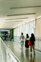 people at the airport