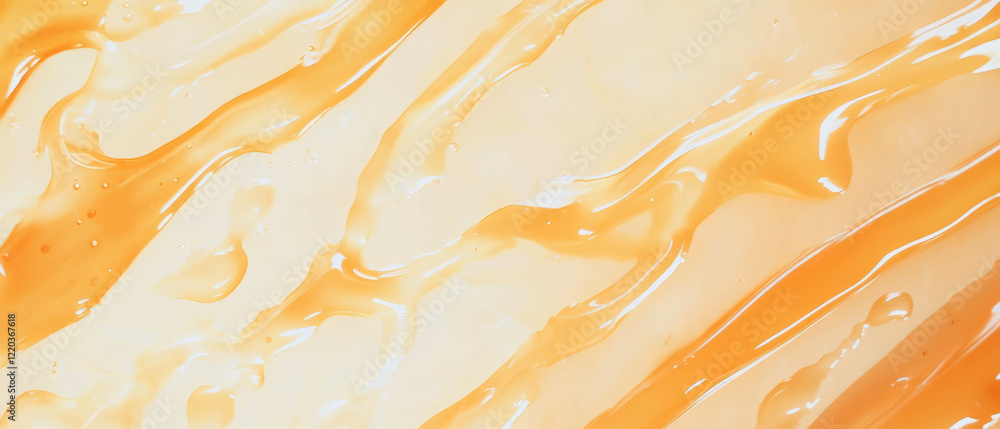 Poster viscous honey waves flow smoothly and create a rich texture