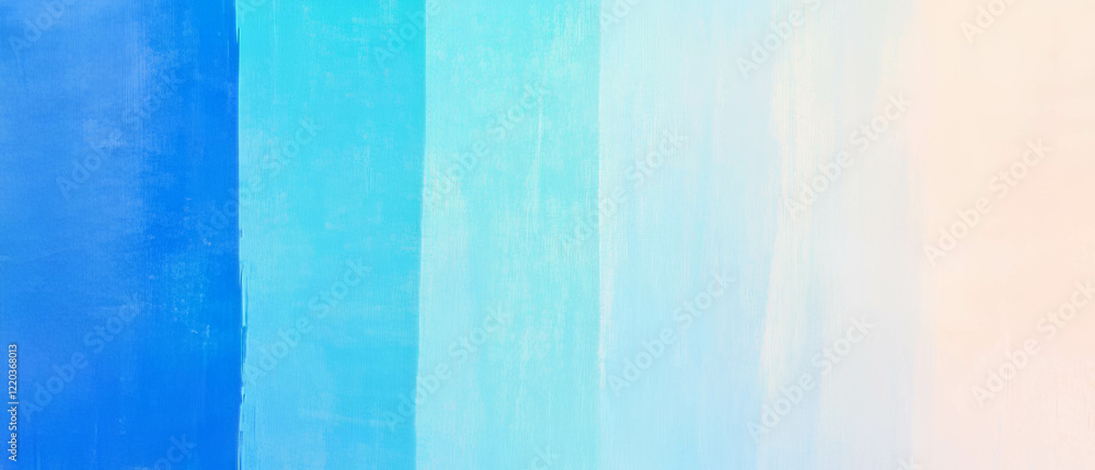 Poster gradient blending of indigo to light blue creates an ethereal abstract background