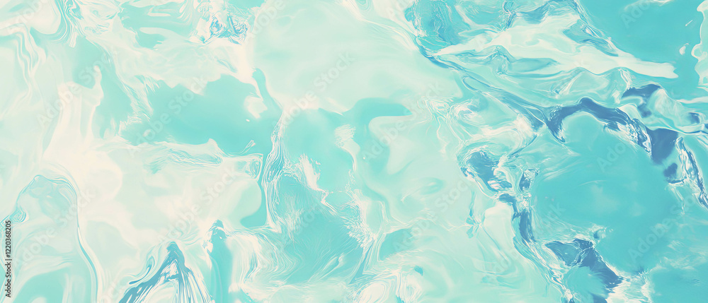 Poster elegant sapphire to ice blue gradient creating a luxurious and shimmering abstract background