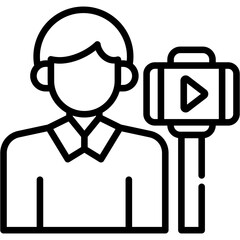 Vlogger Icon