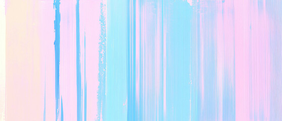 Bright azure and baby blue gradient background evokes a cheerful and calm atmosphere