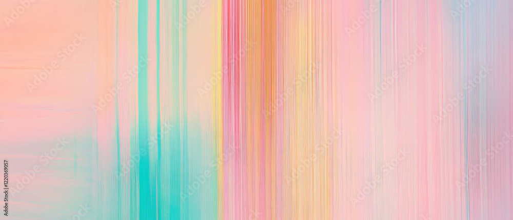 Poster modern abstract gradient background with chromatic aberration effect and color shift