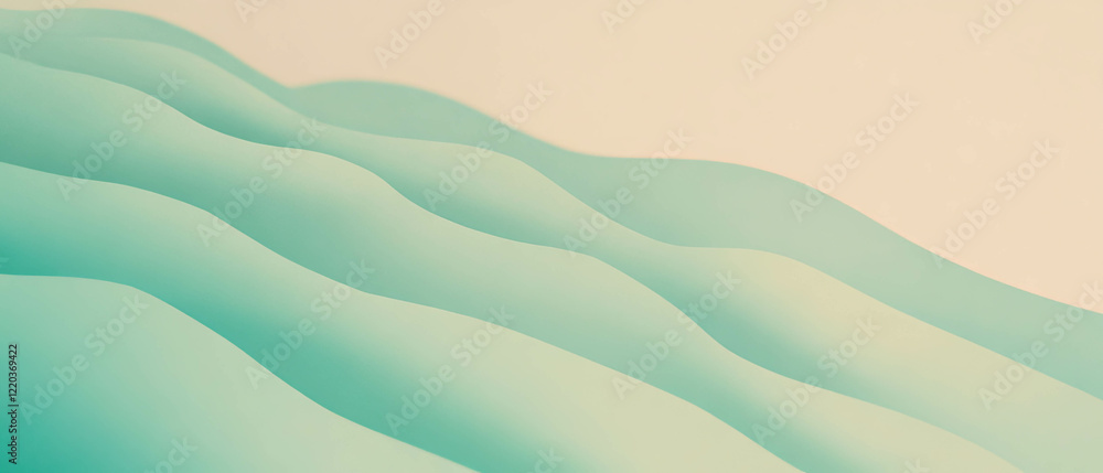 Poster gradient background with textured paper finish creating a vintage abstract aesthetic