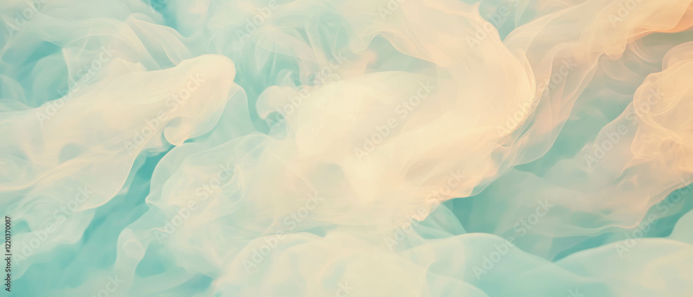 Aufkleber ethereal gradient background with subtle smoke texture creating a mysterious ambiance