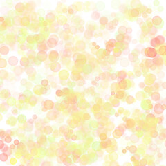 やわらかい黄色の水玉模様