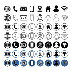 This set includes socials and contacts icons, featuring modern and minimalist designs. Perfect for websites, apps, and presentations, these scalable and printable icons are fully customizable.