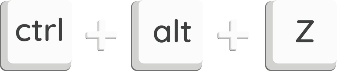 Fototapeta premium ctrl + alt + Z