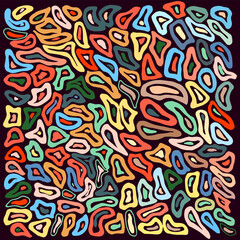 Fototapeta premium Vector, pattern of colorful spots. Colored abstract pattern. For print and web.