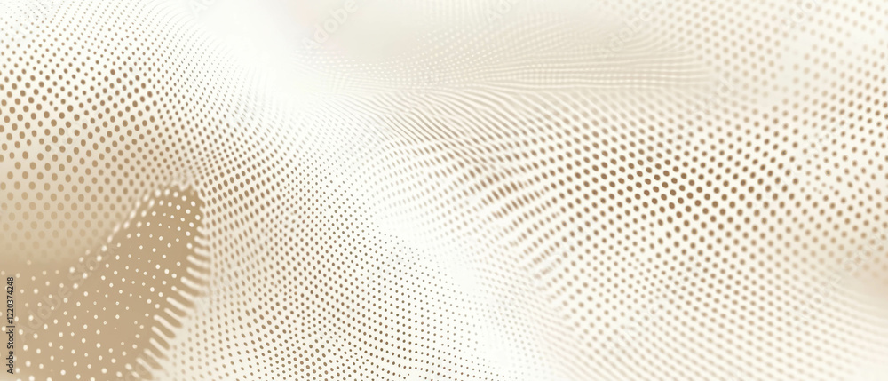 Poster elegant beige dotted paper background with space for creative text and subtle texture