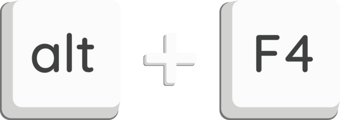 alt+f4