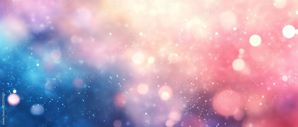 Poster blurred holographic textures create an ethereal backdrop for creative projects