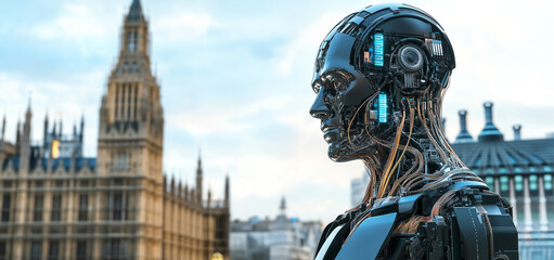 Fototapeta premium A government official addressing the issue of workforce automation and its impact on future employment trends