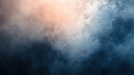 Abstract Textured Background in Blues and Peach Tones