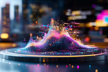 Quantum Holographic Interface with Floating Quantum Bits Displaying Real-Time Data, Algorithms, and Equations in a Sleek Digital Console with Holographic Technology