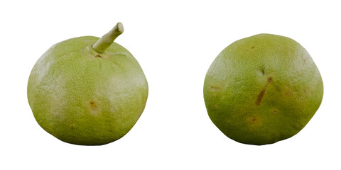 pomelo isolated on white
