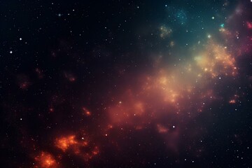 Naklejka premium stars and nebula