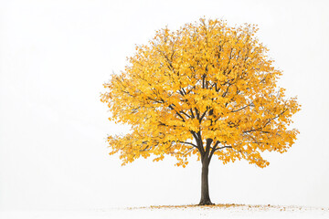 Fototapeta premium Vibrant Autumn Tree Landscape