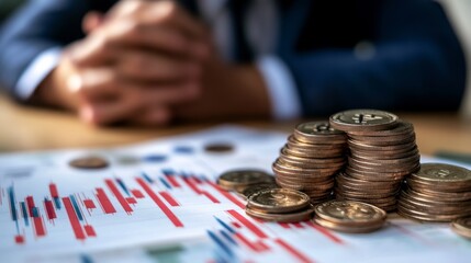 Bankruptcy options discussion financial meeting business office close-up