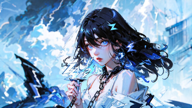 Anime Raiden Girl