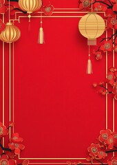 Traditional chinese festival celebration background backdrop