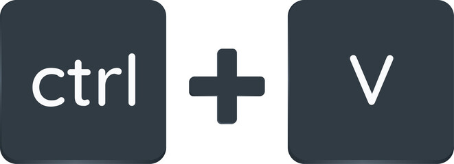 ctrl + v