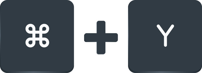 Fototapeta premium command + Y