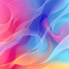 Fototapeta premium Colorful vector gradient background, modern fresh design, generative ai