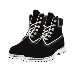 Male fashion shoes template