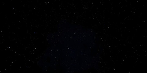 Fototapeta premium Night sky with stars sparkling on black background