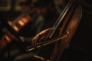 Elegant String Performance in Low Light