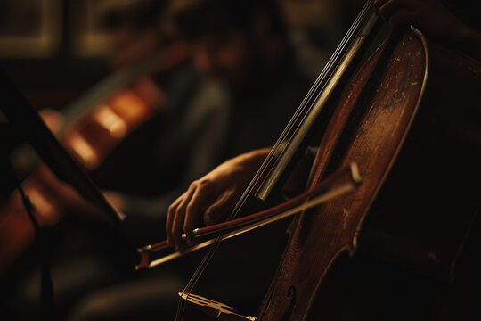 Elegant String Performance in Low Light