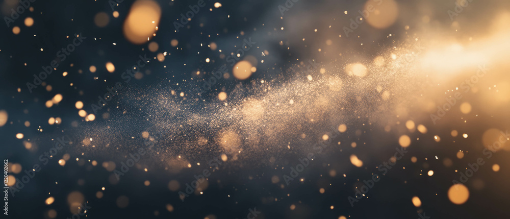 Aufkleber dust particles settling on surfaces create an abstract textured background