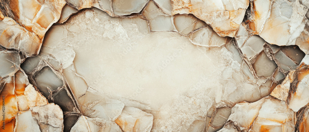 Poster intricate geometric onyx shapes create an abstract structured banner background