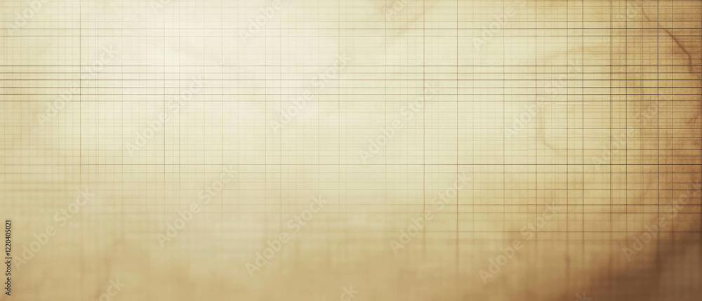 Poster abstract grid paper background with light texture and central empty space for design projects