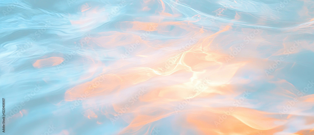 Poster light streaks create an immersive abstract background with depth and dimension
