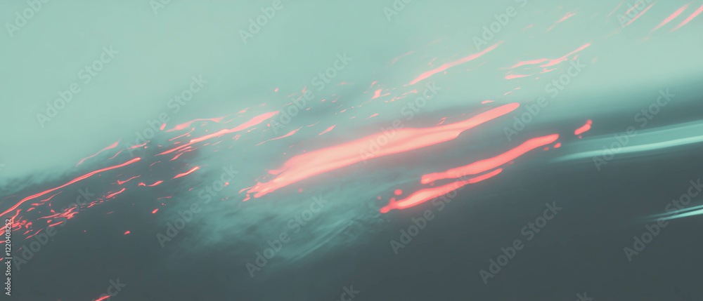 Poster light streaks creating abstract explosions with vibrant energy in motion