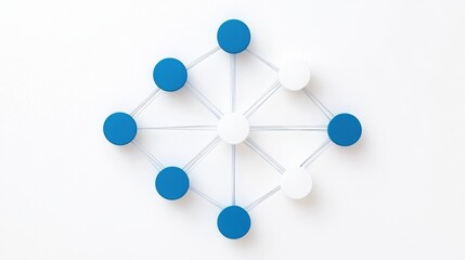 Innovative Conceptual Network Visualization Using Circular Nodes and Lines