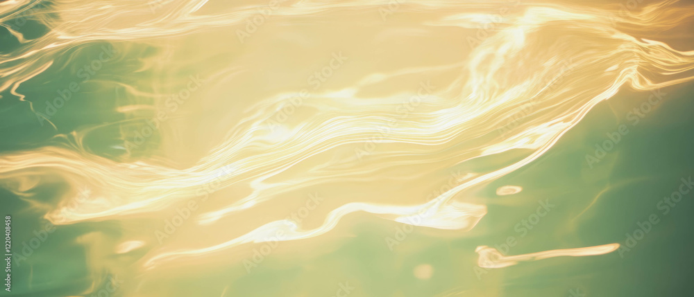 Poster light streaks create fluid waves and rhythmic patterns in an abstract background design