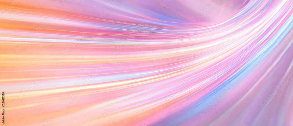 Poster vibrant multicolored light streaks create a dynamic abstract background for creative inspiration