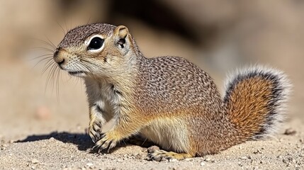 Desert Squirrel Close-up