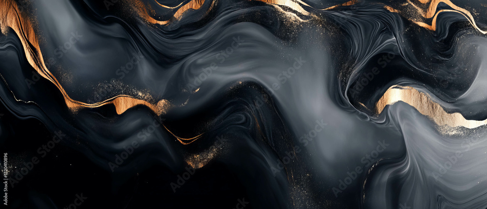 Poster elegant abstract background design featuring opaque onyx with space for branding