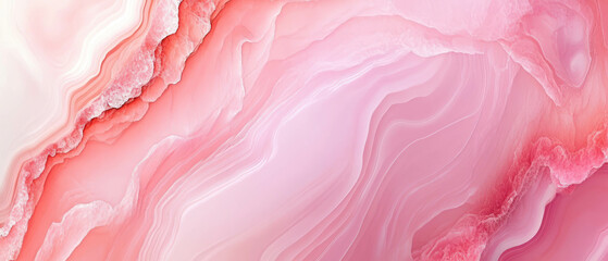 Obraz premium Elegant abstract background featuring pink onyx with sharp lines and central space