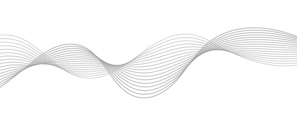 Elegant Minimalist Line Wave Background for Banner and Template Design