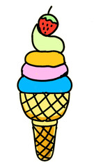 ice cream cone