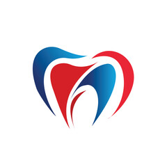 Dental icon template logo vector design.