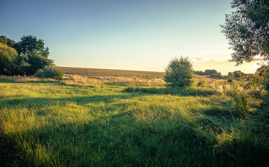 Obraz premium Sunrise on river